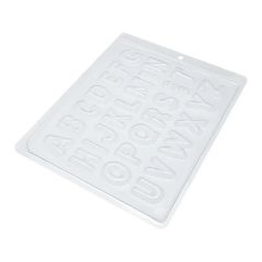 Molde para chocolate letras del abecedario (26)