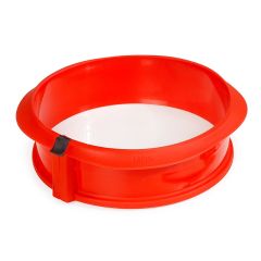 Molde redondo desmontable con pinza y plato de cerámica 23 cm - Lékué