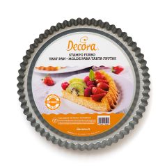 Molde redondo rizado para quiche 24 cm - Decora