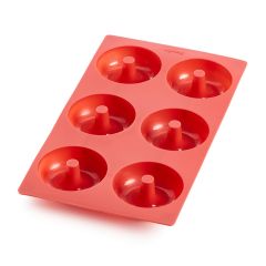 Molde silicona donuts 6 cavidades - Lékué