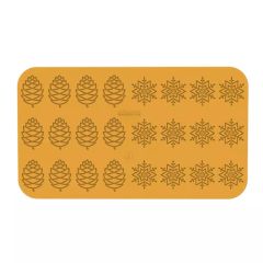 Molde de silicona para chocolate Invierno - Silikomart
