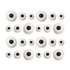 Ojos de azúcar de diferentes tamaños (30) - Decora