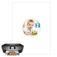 Papel de azúcar - Círculo de 10 cm - Impresión comestible personalizada