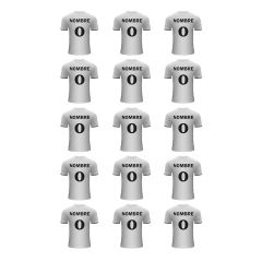 Papel de oblea - Camiseta fútbol Real Madrid nombre y número 5 cm (15) - Impresión personalizada