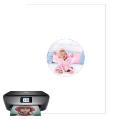 Papel de oblea grueso - Círculo de 10 cm - Impresión comestible personalizada