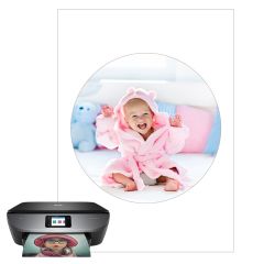 Papel de oblea grueso - Círculo de 18 cm - Impresión comestible personalizada