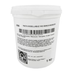 Pasta de modelado blanca 1 kg - Sin gluten - Modecor