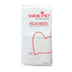 Pasta para modelar blanca 1 kg - Sin gluten - Saracino