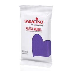 Pasta para modelar morado 250 g - Sin gluten - Saracino