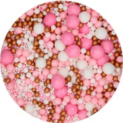 Perlas de azúcar Pink Celebration 80 g - Funcakes