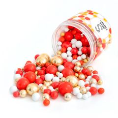 Perlas de chocolate y azúcar Christmas Bells Navidad 170 g - Super Streusel