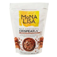 Perlas crujientes de chocolate con leche Crispearls Mona Lisa 800 g - Callebaut