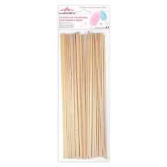 Pilares de madera para tartas - palitos para algodón de azúcar (25) - ScrapCooking