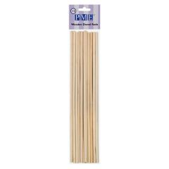 Pilares de madera para tartas - palitos para algodón de azúcar (12) - PME