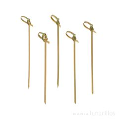 Pinchos-brochetas con lazo para aperitivos 10 cm (40) - Papstar
