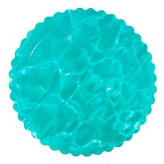 Plato redondo ondulado agua 30 cm