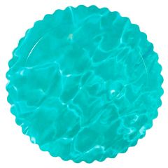 Plato redondo ondulado agua 35 cm
