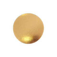 Plato redondo para tarta dorado 14 cm