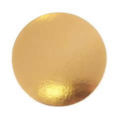 Plato redondo para tarta dorado 28 cm