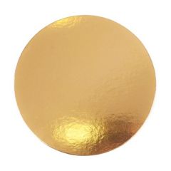 Plato redondo para tarta dorado 30 cm