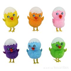 Pollito casco huevo 6 cm