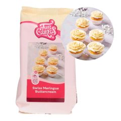 Preparado para buttercream de merengue suizo 400 g - Funcakes