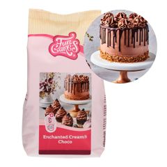 Preparado Crema Encantada sabor a chocolate 450 g - Funcakes