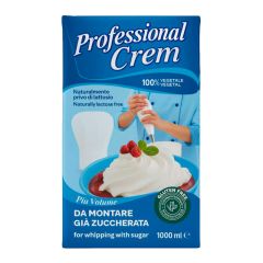 Professional Crem: Nata vegetal 1 litro - Sin lactosa