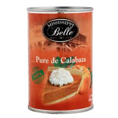 Puré de calabaza 100% natural 425 g - Sin gluten - Mississipi Belle