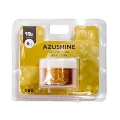 Purpurina comestible en polvo dorada Azushine 5 g - Azucren