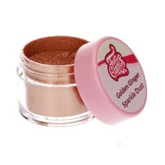 Purpurina comestible en polvo oro jengibre - Funcakes