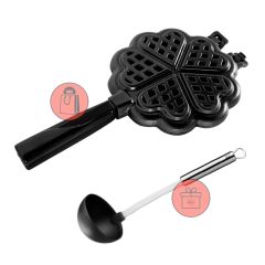 Sartén para 5 gofres de corazones - Nordic Ware + REGALO cucharón