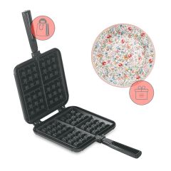 Sartén para 4 gofres - Nordic Ware + REGALO plato