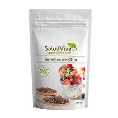 Semillas de chia ecológicas 250 gr - Sin gluten - SaludViva