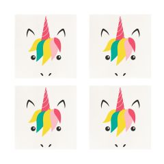 Servilletas de papel pequeñas cara de unicornio (20) - My Little Day