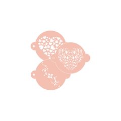 Stencils de corazones y cenefa 9 cm (3) - TodoStencil