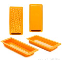 Moldes para turrón liso y rombos (2) - Ibili