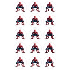 Oblea de Spiderman (Marvel) - 5 cm (15) - María Lunarillos
