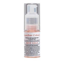 Spray de purpurina en polvo oro rosa 10 g - Sugarflair