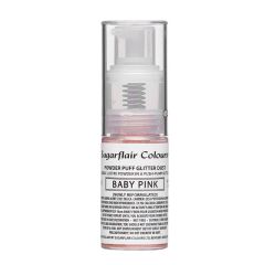 Spray de purpurina en polvo rosa bebé 10 g - Sugarflair