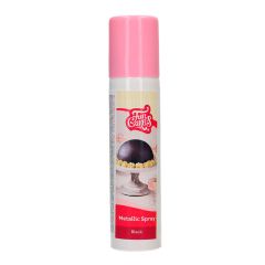 Spray efecto metalizado negro 100 ml - Funcakes