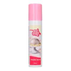 Spray efecto metalizado plateado 100 ml - Funcakes