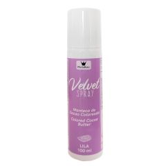 Spray Velvet efecto terciopelo lila 100 ml - Sin gluten - Martellato