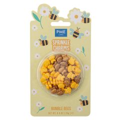 Sprinkles abejas amarillas y doradas de azúcar 25 g - PME