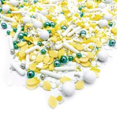 Sprinkles amarillos, blancos y verdes Lemon Pie 90 g - Happy Sprinkles