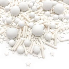 Sprinkles blancos Milky Way 180 g - Happy Sprinkles