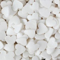 Sprinkles corazones blancos 60 g - Azucren