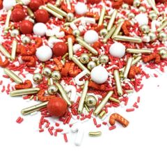Sprinkles bastones de Navidad Holly Jolly 90 g - Happy Sprinkles