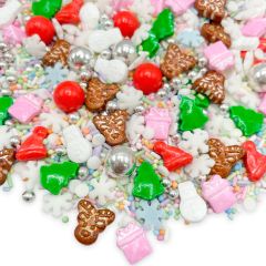 Sprinkles regalos, copos y árboles de Navidad Merry Little Christmas 90 g - Happy Sprinkles