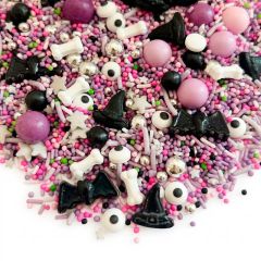 Sprinkles ojos, murciélagos, sombreros y huesos de Halloween Sweet Spell 90 g - Happy Sprinkles